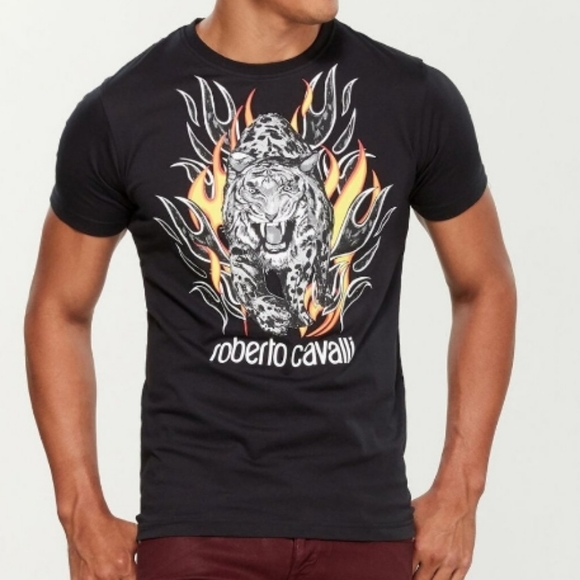 roberto cavalli tiger t shirt